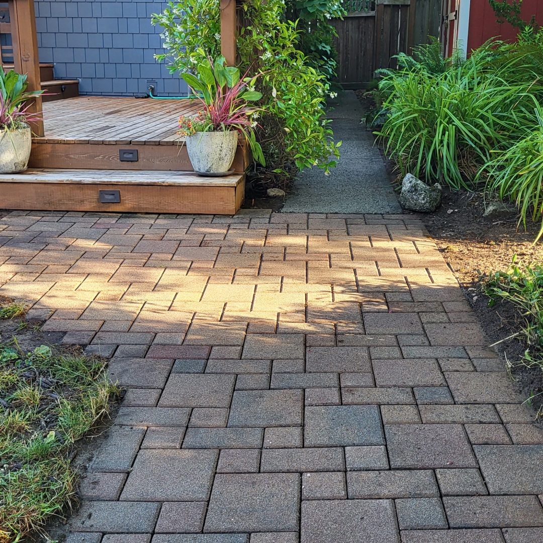 driveway pressure wash after